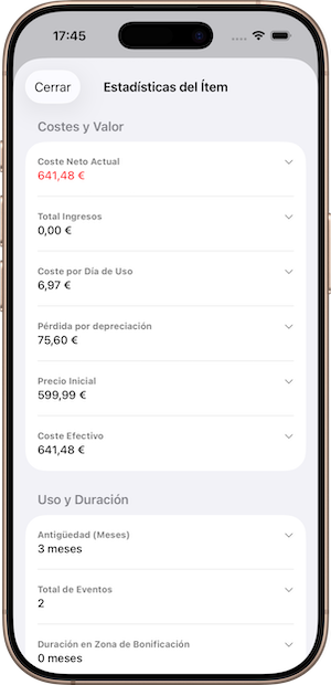 Estadísticas con gráficos comparativos